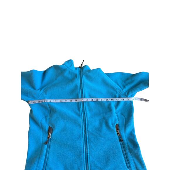 REI Fleece Jacket Women's Blue Full Zip Outdoor Hiking Gorp Cozy Soft Medium - Picture 10 of 12
